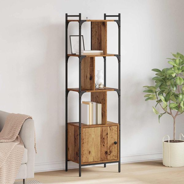 vidaXL Bücherregal Altholz 44,5 x 30 x 154,5 cm Holzwerkstoff 882152