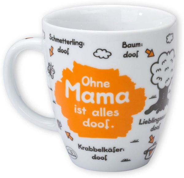 Sheepworld - Tasse "Ohne. ist alles doof" 0,5l ODIAD Geschenk Kaffee- Tasse Mama