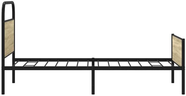 vidaXL Bettgestell ohne Matratze 90x190 cm Sonoma-Eiche Holzwerkstoff 4100438 Bild 6