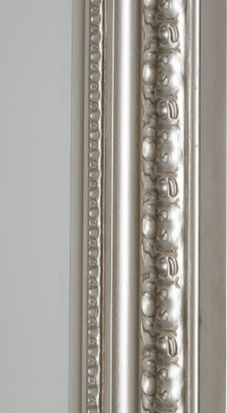 Casa Padrino Barock Wandspiegel Silber 62 x H. 82 cm - Handgefertigter Spiegel im Barockstil Bild 2