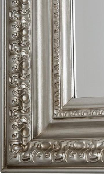 Casa Padrino Barock Wandspiegel Silber 62 x H. 82 cm - Handgefertigter Spiegel im Barockstil Bild 3