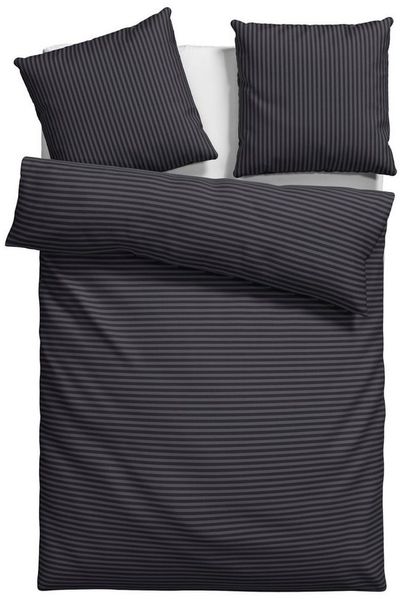 Bruno Banani Bettwäsche Jassen, Renforcé-Tencel™ Lyocell, 2 teilig, moderne Bettwäsche aus Baumwolle, Streifen-Design, mehrere Qualitäten Bild 2