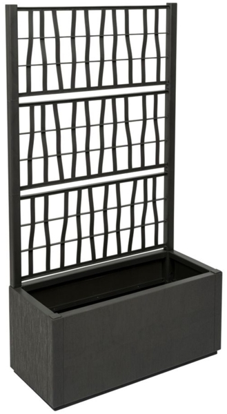 XL SPALIER "Ethica" in Struktur Optik breite Version, Farbe: Anthrazit, Maße: 80x36x140 cm