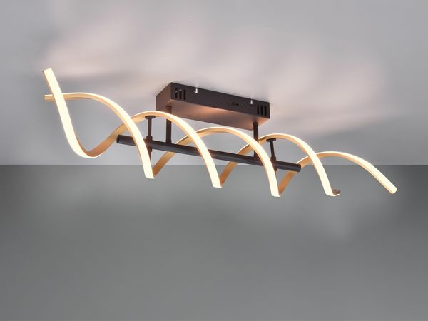 LED Deckenlampe, Switchdimmer, Lichtfarben einstellbar, LO 90 cm