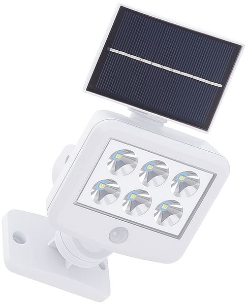 LED Solarleuchte, weiß, Bewegungsmelder, L 12,8 cm