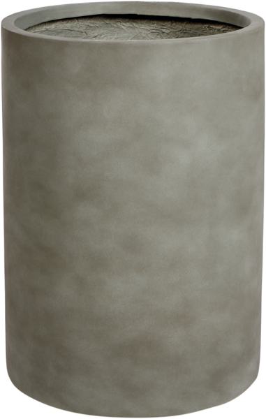 Blumentopf grau rund 36 x 36 x 51 cm EUCOMMIA