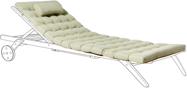 Liegenauflage CESANA PREMIUM Hellgrün