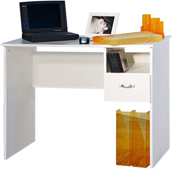 VOGL Möbelfabrik Schreibtisch Flo, Schülerschreibtisch auch mit Tastaturauszug erhältlich, Breite 91 cm