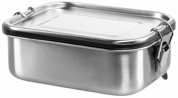 SILBERTHAL Lunchbox Brotdose Edelstahl 1200ml, Edelstahl, (1-tlg)