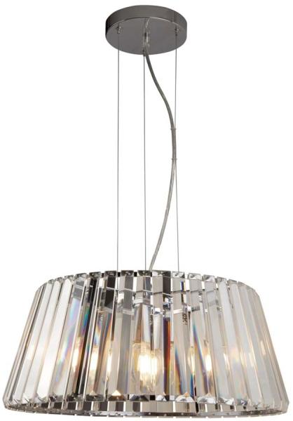 Tiara 5Flammiger Pendelleuchte, Chrom Mit Kristallglas