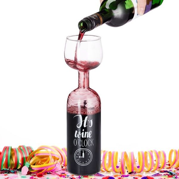 Relaxdays Weinflasche Glas Aufsatz 750 ml Bild 7