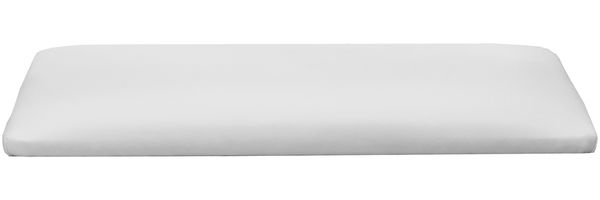 Polsterauflage >TULUZA< für Schuhbank, Kunstleder weiss - 59,9x5x40,8cm (B/H/T)
