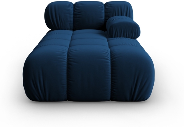 Micadoni Recamiere Bellis Rechts Samt Bluvel Königsblau