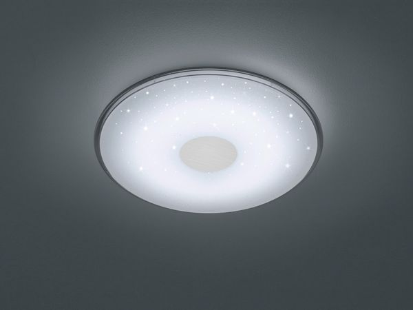 Trio Shogun LED Deckenleuchte, 30W, 2400lm, weiß (628513001)
