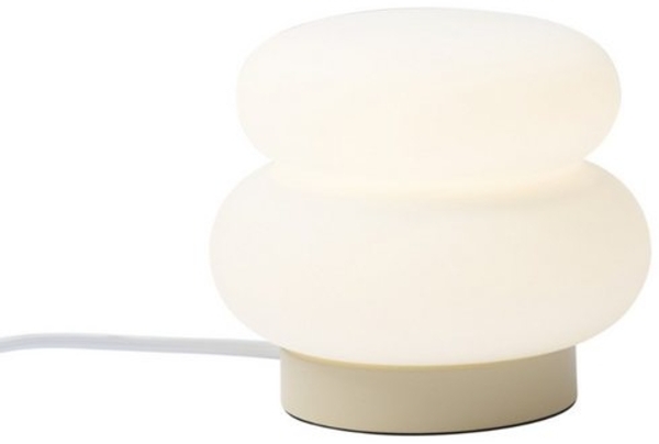 Qazqa Tischleuchte Kumo, ohne Leuchtmittel, G9, Beige, Japandi, Glas, 1-flammig Bild 4