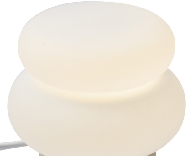 Qazqa Tischleuchte Kumo, ohne Leuchtmittel, G9, Beige, Japandi, Glas, 1-flammig Bild 3