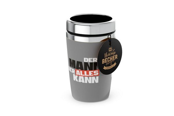 Thermobecher Isolierbecher Thermo Kaffeebecher To Go 240ml la vida MANNTASTISCH Mann kann 388302