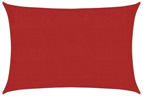 vidaXL Sonnensegel 160 g/m² Rot 2x2,5 m HDPE 311611