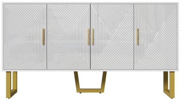 Furnishings Home Sideboard Anrichte Schrank Buffetschrank Modernes Breite 120 cm (150 x 37 x 82 cm), Geeignet für Esszimmer, Wohnzimmer, Küche Bild 4