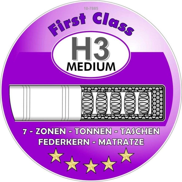 Jockenhöfer Gruppe Boxspringbett Beatrice erhältlich in 140 & 180cm Breite, 7-Zonen-TTFK-Matratzen und KS-Topper, verschiedene Härtegrade Bild 2