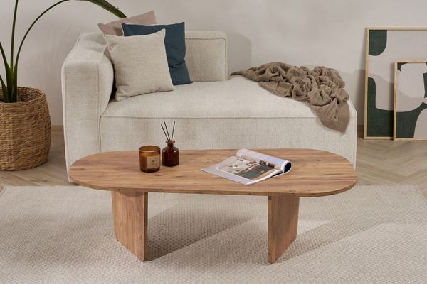 Skye Decor Couchtisch Ovalis (1 Tisch), Ovale Tischplatte