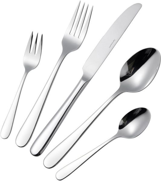 Hanseatic Besteck-Set BASIC (30-tlg), 6 Personen, Edelstahl 18/10, modischer Klassiker