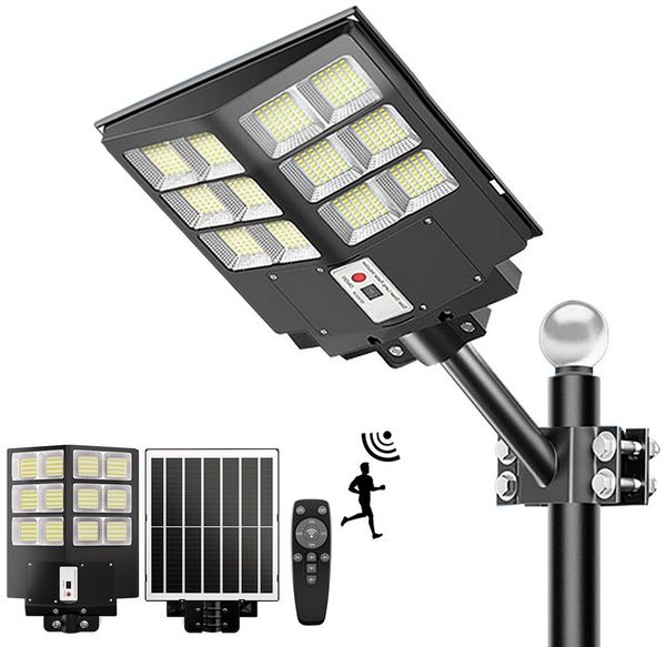 GLIESE LED Solarleuchte LED Außen-Wandleuchte Solar, für Parkplatz Garage Hof, 600W