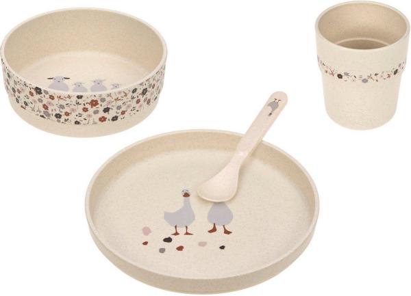 Lässig Tiny Farmer Sheep / Goose Geschirrset Beige