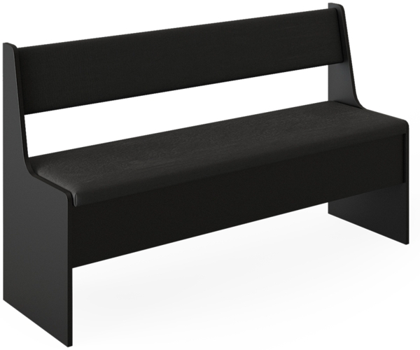 Esszimmer-Bank Roman Schwarz 41.5 x 136.6 cm Vicco