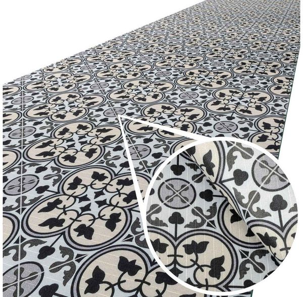 ANRO Küchenläufer Hochwertig GreenLine Flurläufer Teppichläufer Textil, Eckig, Höhe: 3 mm, Textil