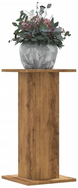 vidaXL Pflanzenständer 2 Stk. Artisan-Eiche 30x30x60 cm Holzwerkstoff 3307863