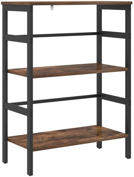 vidaXL Bücherregal Geräucherte Eiche 60 x 29,5 x 81 cm Holzwerkstoff 883918 Bild 1