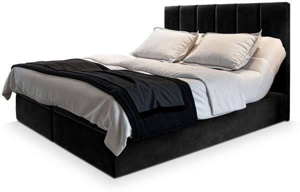 Masseno Boxbett BARINO 140x200 cm mit Bonell Matratze und Topper