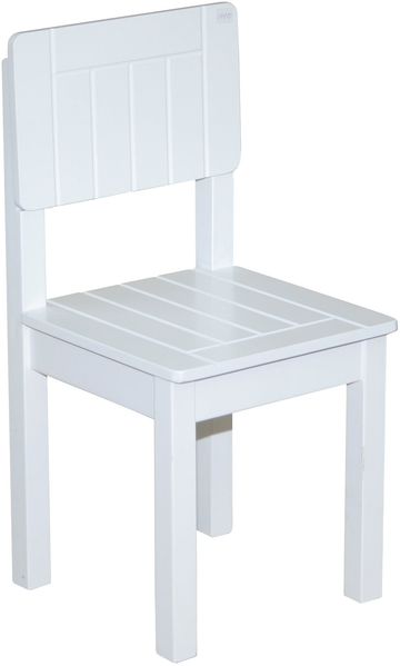 roba Kinderstuhl mit Lehne - Sitzhöhe 31 cm - Weiß lackiert