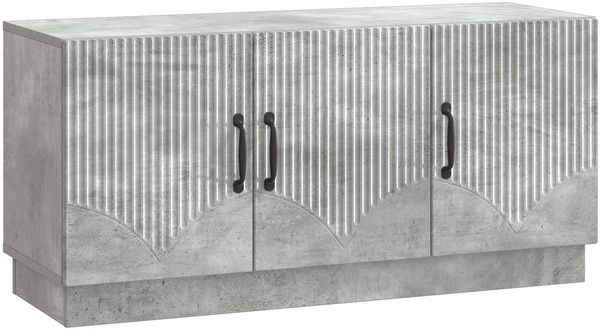 vidaXL TV-Schränk Betongrau 99 x 34,5 x 47 cm Holzwerkstoff 895408
