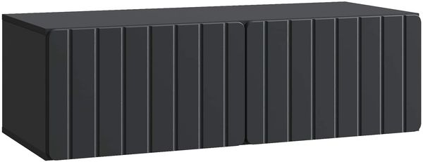 vidaXL Wandmontierter TV-Schrank Schwarz 98 x 41 x 30 cm Holzwerkstoff 898356