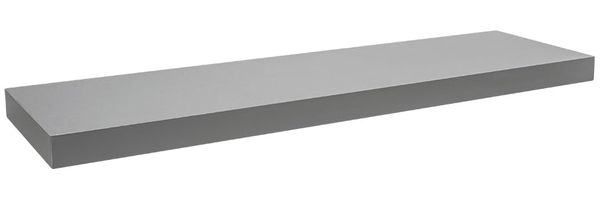 Velano - Bücherregal Wand - Wandregal 79,5x23,5 cm - Schweberegal - Grau - Küchenregal - Bücherregal Kinder - Deko Wohnzimmer - Gewürzregal Wand