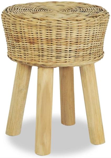 vidaXL Barhocker Natur Rattan 244578