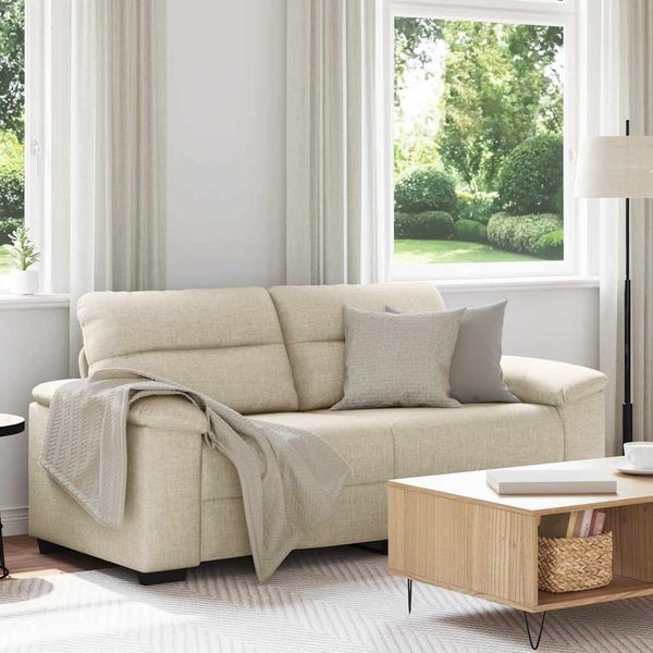 vidaXL 2-Sitzer-Sofa 180x81x84 cm Leinen 4105316