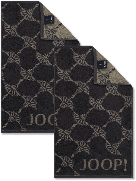 2 Stück Joop! Gästetuch Cornflower 1721-73 Schiefer 30x50