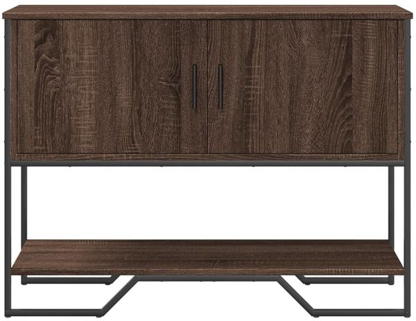 vidaXL Konsolentisch Braun Eichen-Optik 100x35x74,5 cm Holzwerkstoff 848538 Bild 4