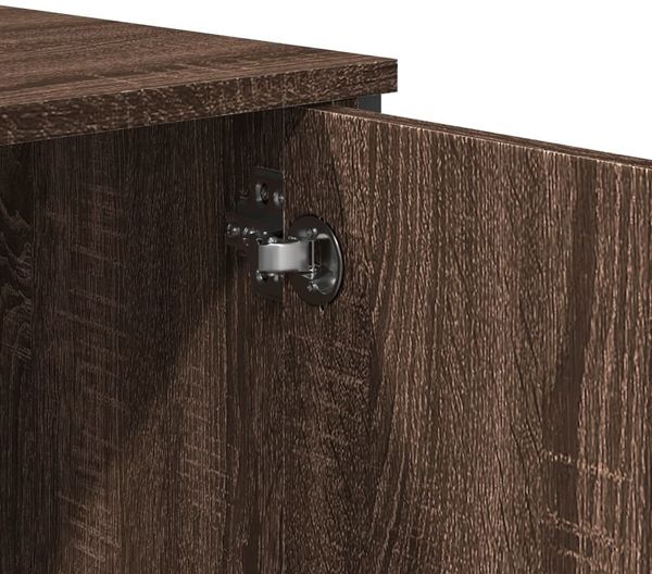 vidaXL Konsolentisch Braun Eichen-Optik 100x35x74,5 cm Holzwerkstoff 848538 Bild 8