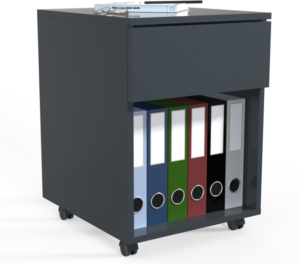 VCM Rollcontainer Dalosa 918332 Anthrazit H. 55 x B. 39 x T. 45 cm