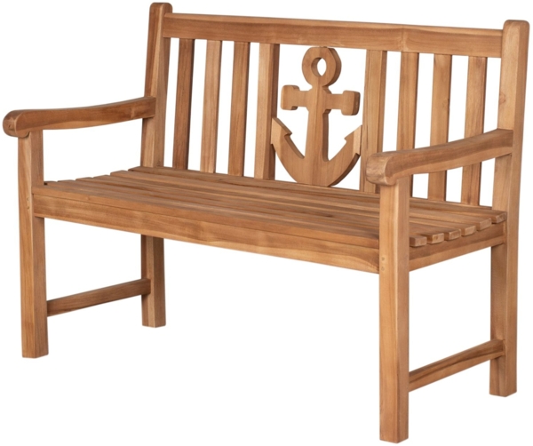 Teakholz Gartenbank - bene living - Anker 120 cm