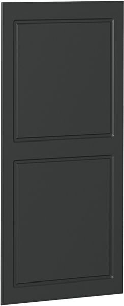 Küchenfront R-Line Anthrazit Landhaus 59.6 x 132.7 cm Möbelfront für den Backofenumbauschrank (voll) Vicco