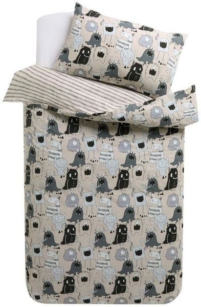 Next Bett-Set Bettbezug und Kissenbezug im Set, Bezug: Polyester (recycelt), Baumwolle