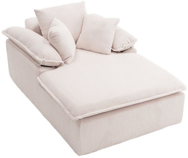 ANYSUN Relaxsessel Cord-Schlafsofa,Loungesessel,Gästebetten,Loungesofa (Bequemes Einzelsitz-Bodensofa, mit 2 Kissen,Lesesessel bequem), Perfekt für Wohnzimmer, Schlafzimmer, Jugendzimmer, Gästezimmer