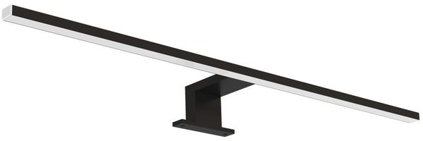 Badezimmer Spiegelschrank 80cm AKAN Schwarz matt inkl. LED Bild 3