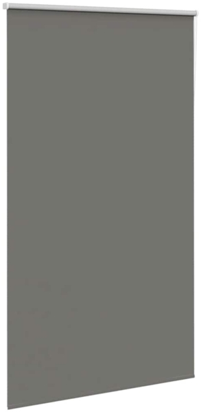 vidaXL Verdunkelungsrollo Grau 140x210cm Stoffbreite 136,6cm Polyester 4011188
