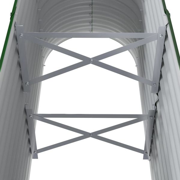 vidaXL Hochbeet Verzinkter Stahl 114x40x68 cm Grün 318888 Bild 5